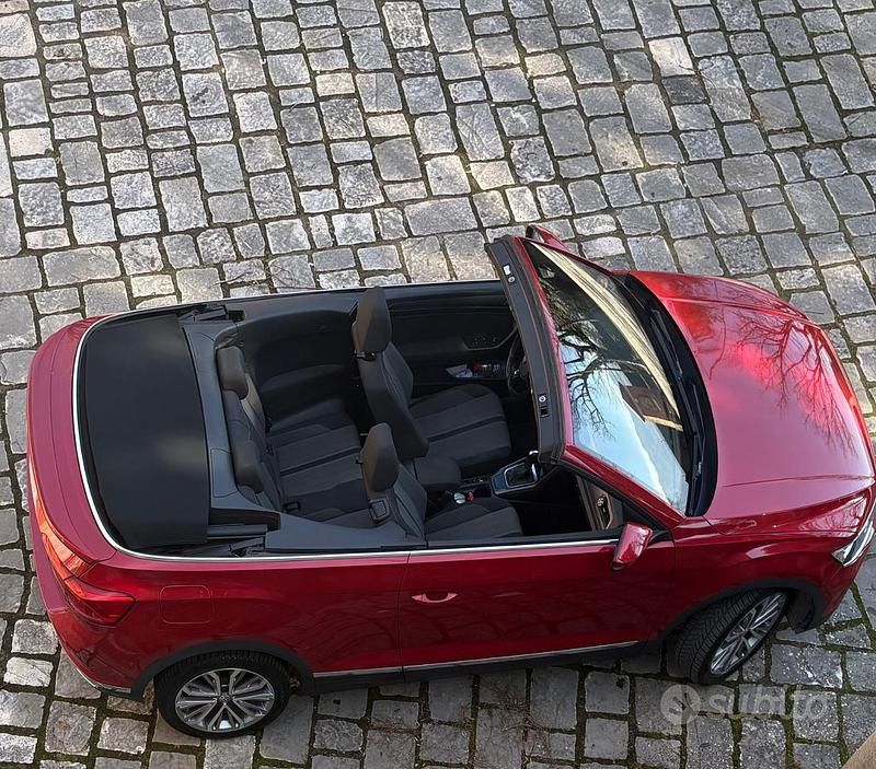Usata VW T-Roc Cabriolet Style 150 CV (110 kW) 2020 Rosso Cabrio