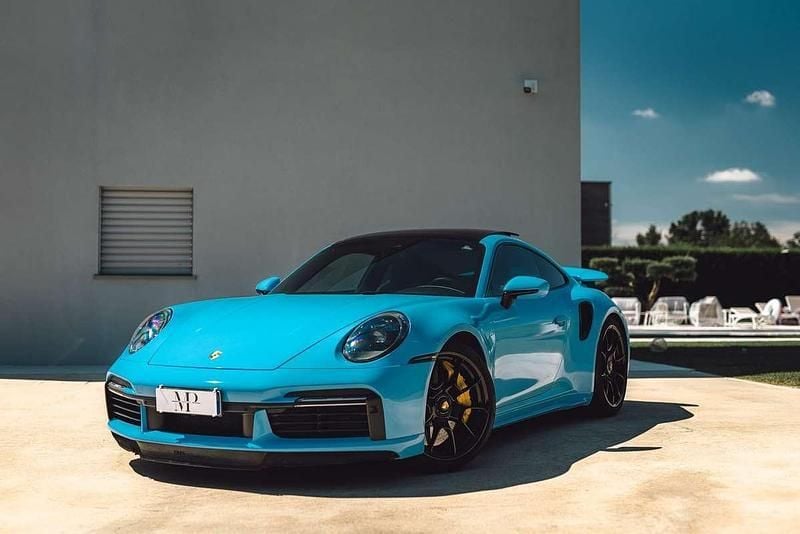 Blu/azzurro Usata 2020 Porsche 911 Turbo S Coupé | 180.000 € (Buon prezzo) - Immagine 1/4