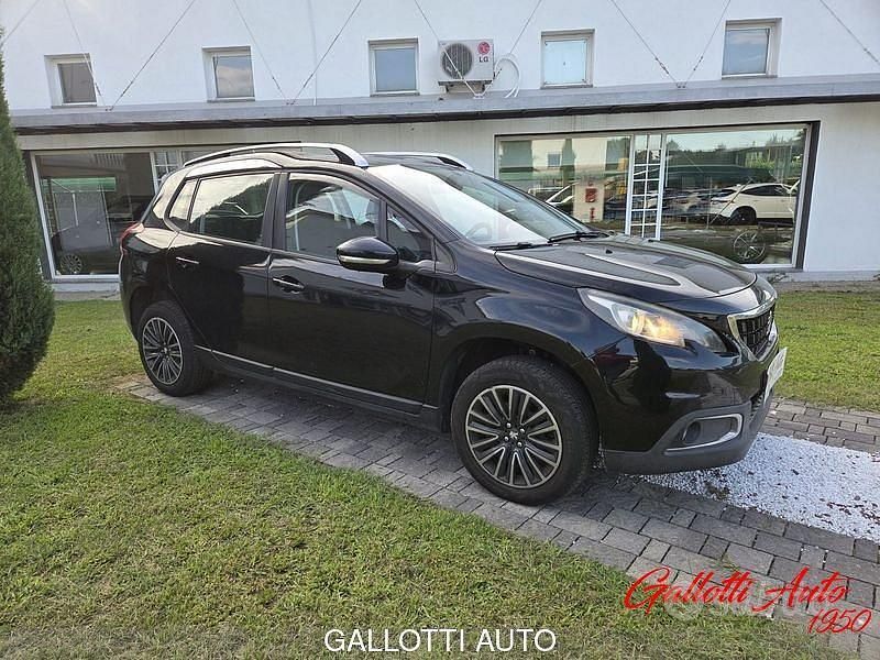 Usata Peugeot 2008 Access 82 CV (60 kW) 2017 Nero SUV