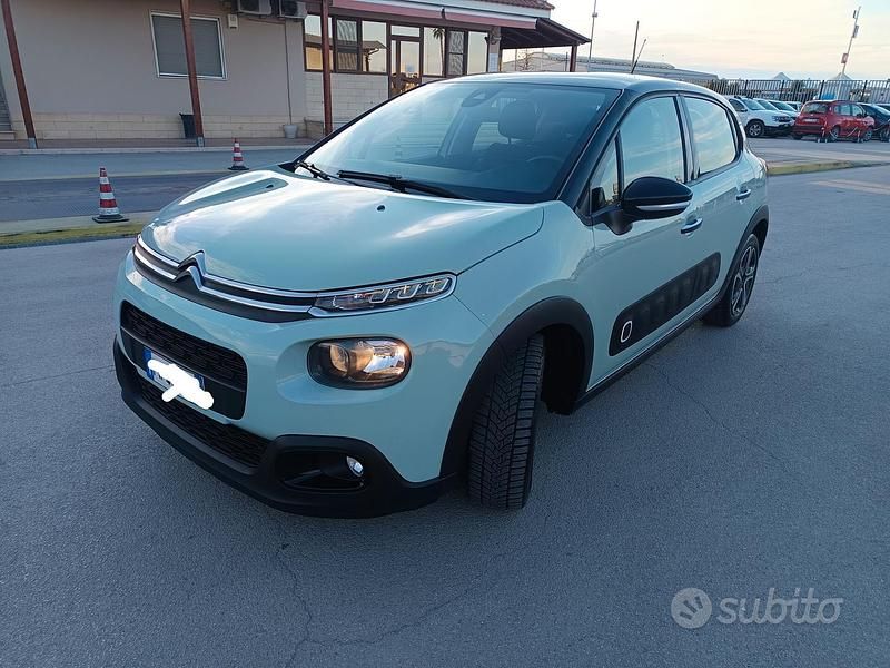 Usata Citroën C3 PureTech 82 CV (60 kW) 2019 Verde Berlina