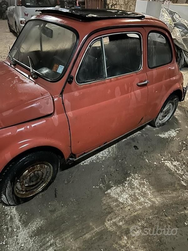 Usata Fiat 500 1970 Rosso Utilitaria