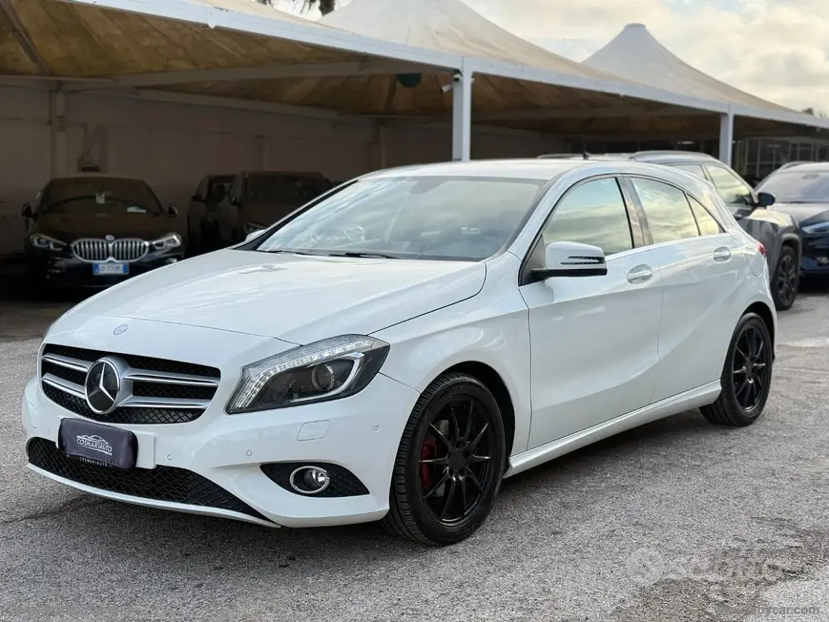 Usata Mercedes A180 109 CV (80 kW) 2014 Bianco Berlina