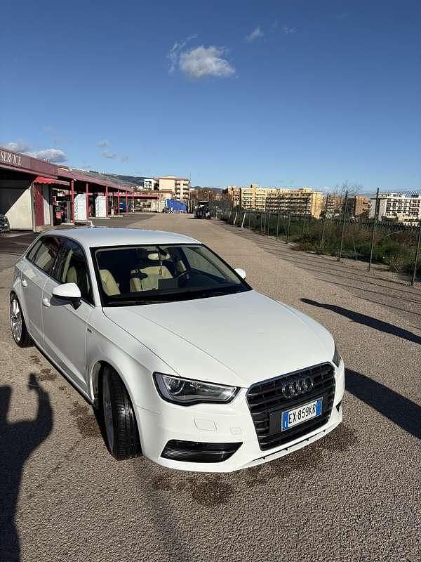 Usata Audi A3 150 CV (110 kW) 2014 Bianco Berlina