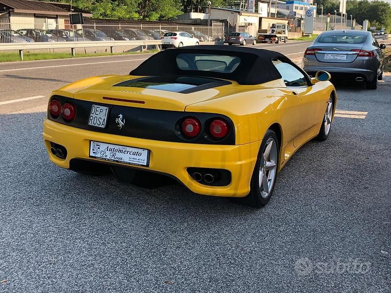 Usata Ferrari 360 400 CV (294 kW) 2003 Giallo Cabrio