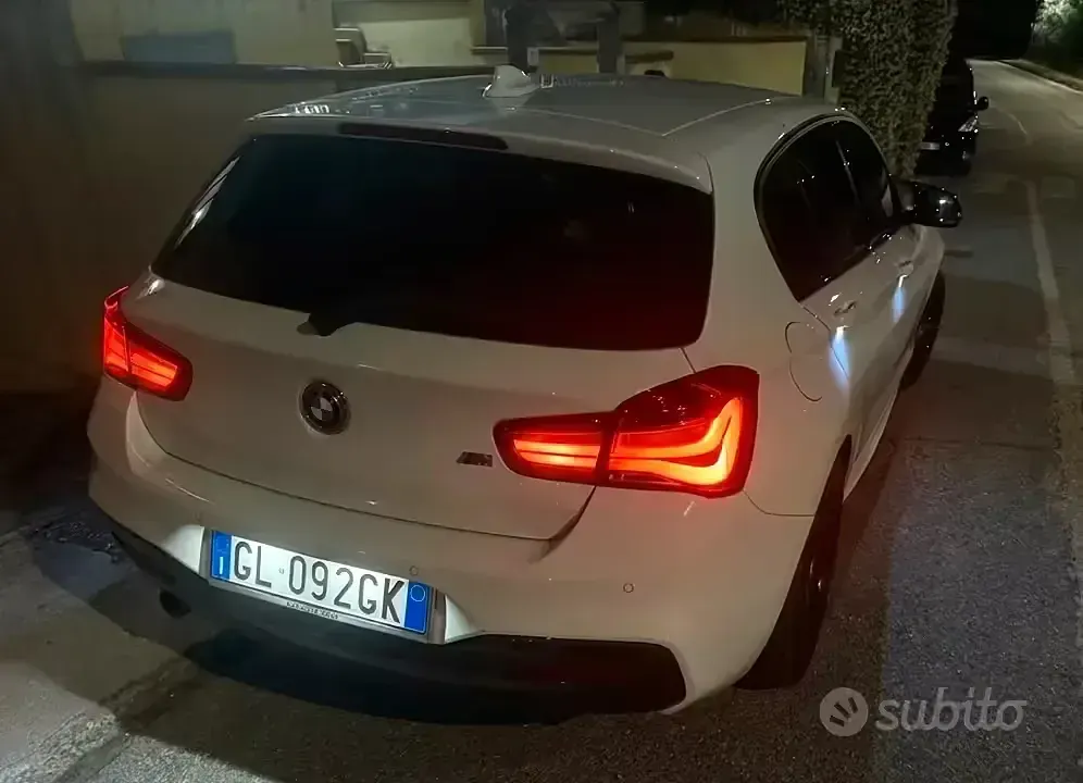 Usata BMW 118 Shadowline 136 CV (100 kW) 2018 Bianco Utilitaria