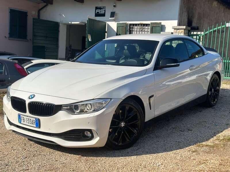 Begagnad BMW 420 Efficient Dynamics 184 HK (135 kW) 2015 Vit Cab