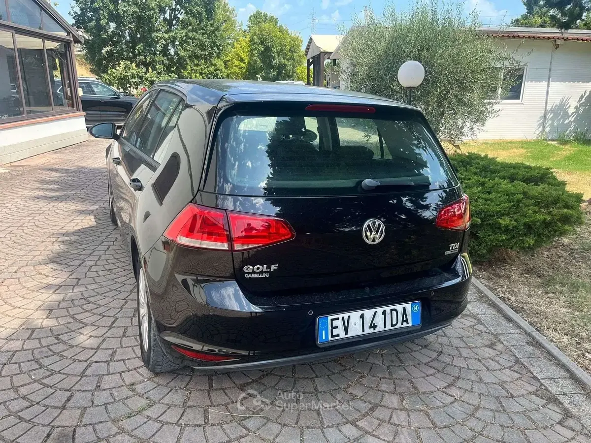 Usata VW Golf VII Trendline 90 CV (66 kW) 2014 Nero Berlina