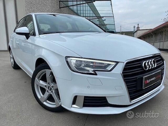 Usata Audi A3 Sport 116 CV (85 kW) 2019 Bianco Berlina