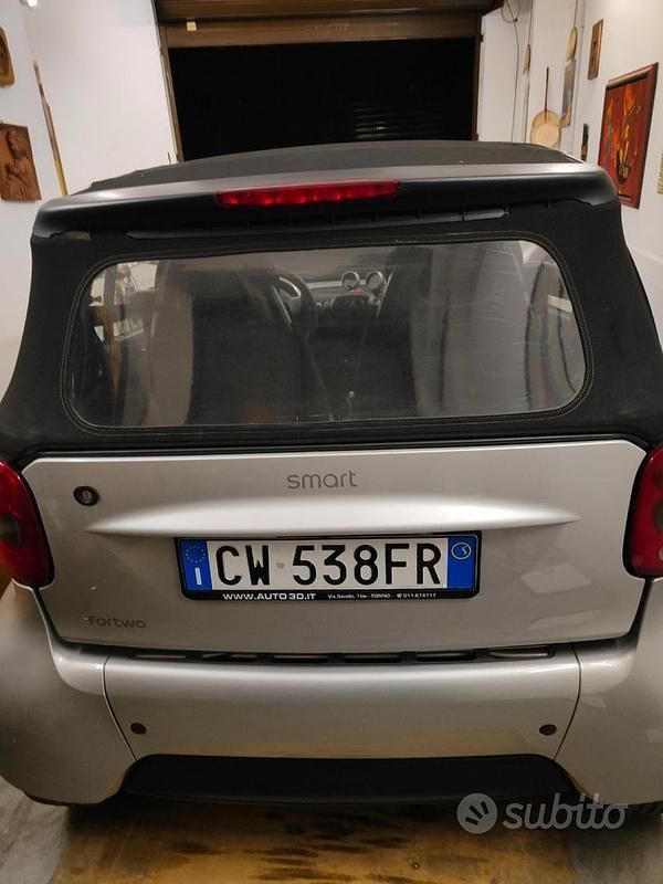 Usata Smart ForTwo Cabrio 61 CV (44 kW) 2005 Grigio Cabrio