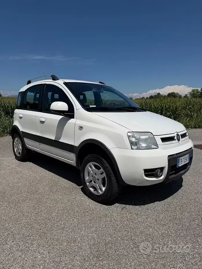 Usata Fiat Panda 4x4 Climbing 75 CV (55 kW) 2011 Bianco Utilitaria