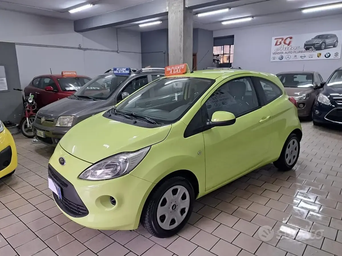 Usata Ford Ka 69 CV (50 kW) 2014 Verde Utilitaria