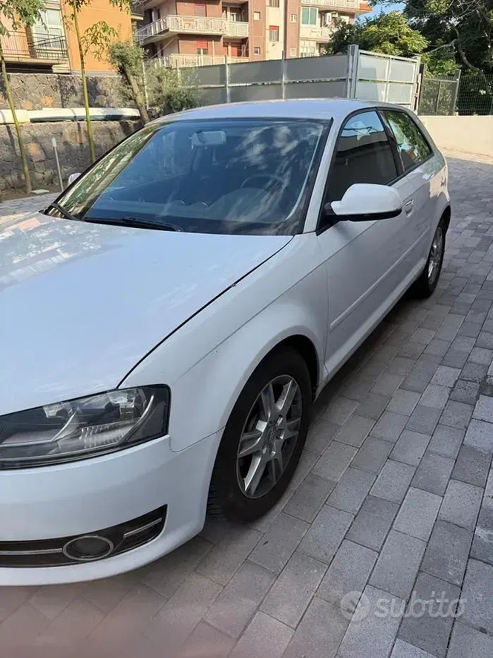 Usata Audi A3 Ambiente 90 CV (66 kW) 2012 Bianco Utilitaria