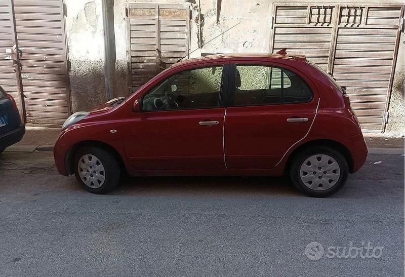 Usata Nissan Micra 80 CV (58 kW) 2009 Rosso Berlina