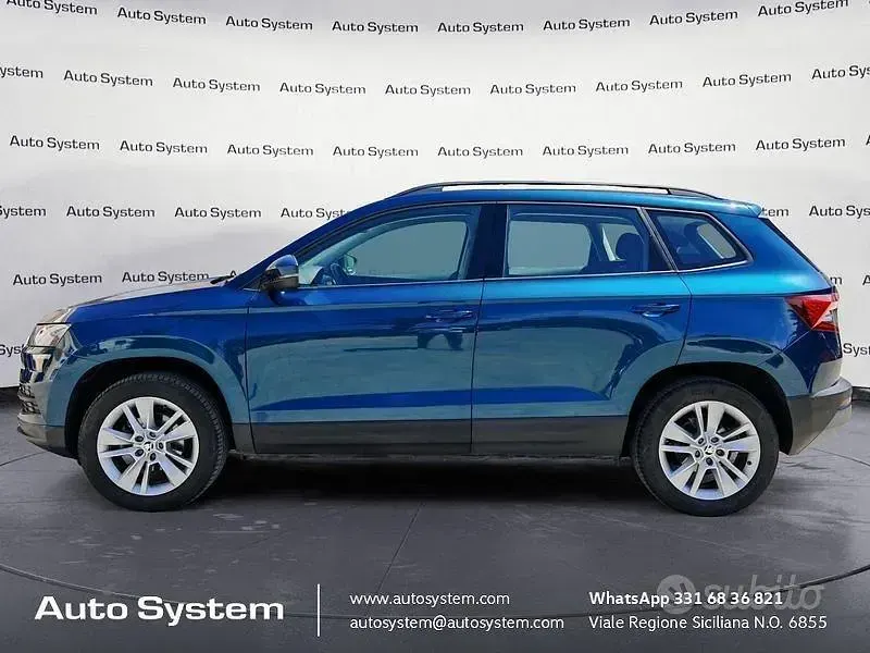 Usata Skoda Karoq Ambition 150 CV (110 kW) 2020 Blu SUV