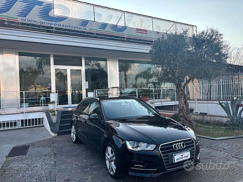 Usata Audi A3 Attraction 110 CV (80 kW) 2014 Nero Berlina