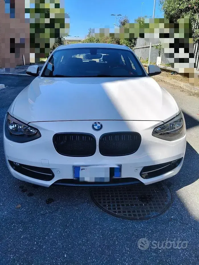 Usata BMW 118 Sport Line 143 CV (105 kW) 2014 Bianco Utilitaria