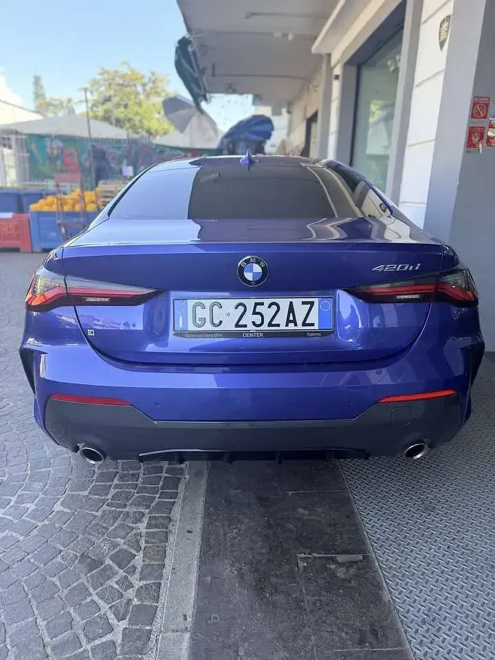Usata BMW 420 Coupé M Sport 190 CV (139 kW) 2020 Blu/azzurro Coupé