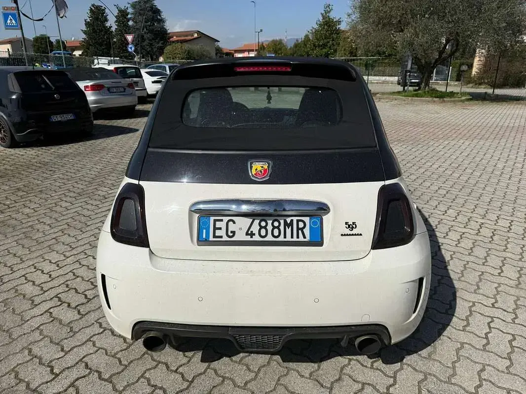 Usata Abarth 595 200 CV (147 kW) 2013 Bianco Cabrio