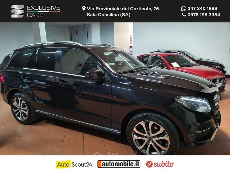 Usata Mercedes GLE250 Exclusive 204 CV (150 kW) 2017 Nero SUV