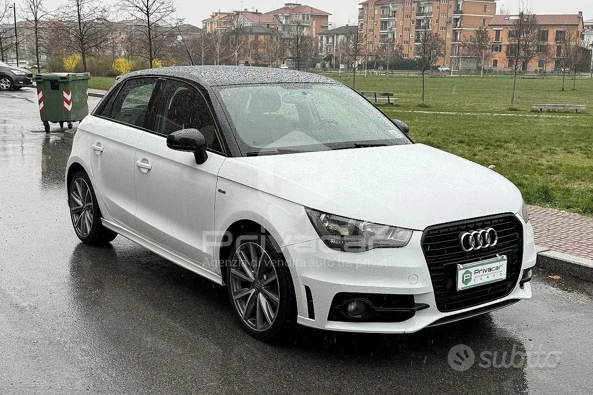 Usata Audi A1 S-Line 90 CV (66 kW) 2014 Bianco Utilitaria
