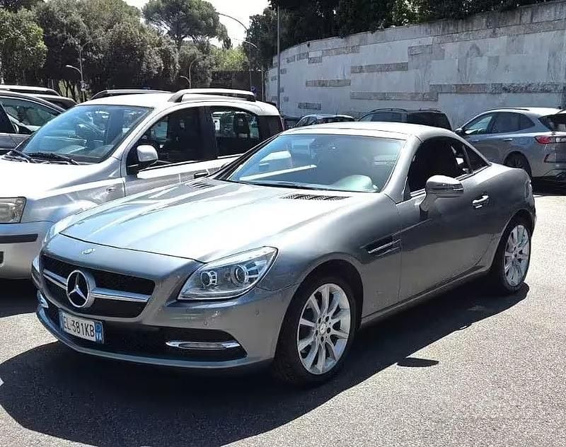 Usata Mercedes SLK200 184 CV (135 kW) 2012 Grigio Cabrio