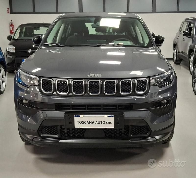 Grigio Usata 2022 Jeep Compass SUV | 18.499 € (Super prezzo) - Immagine 1/4