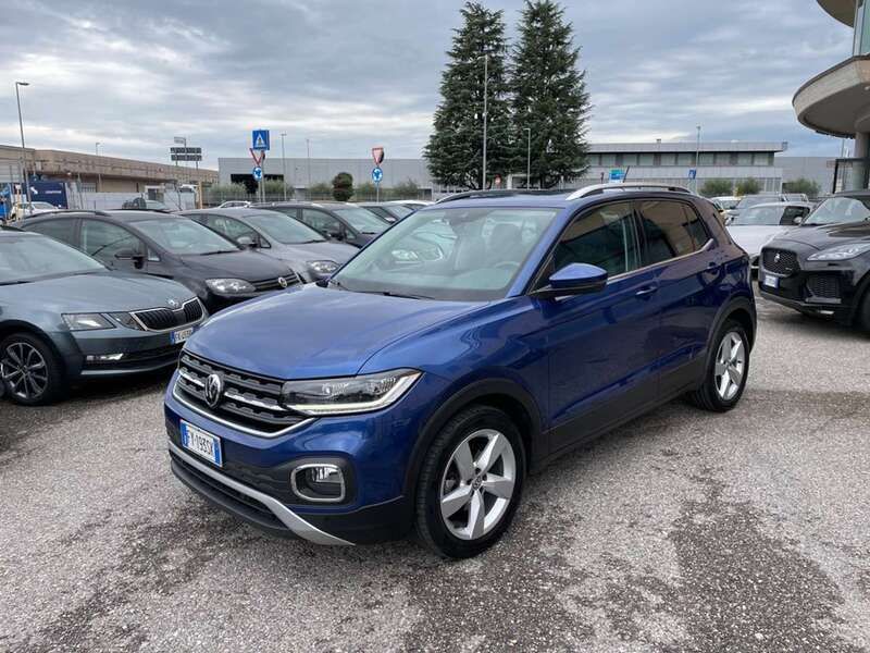 Blu/azzurro Usata 2019 VW T-Cross Advance SUV | 19.400 € (Cara) - Immagine 1/4