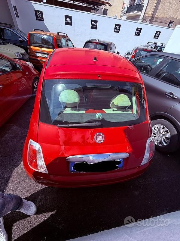 Usata Fiat 500 Pop 69 CV (50 kW) 2008 Rosso Berlina