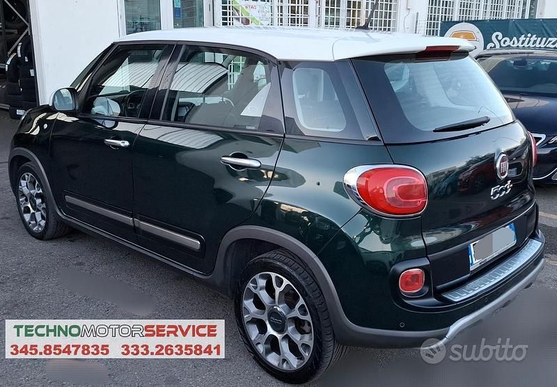 Usata Fiat 500L Trekking 120 CV (88 kW) 2017 Verde Monovolume