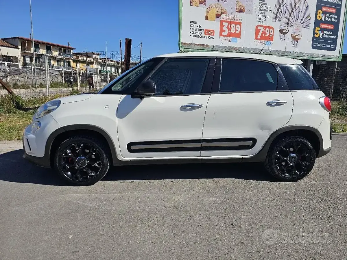 Usata Fiat 500L Trekking 95 CV (69 kW) 2016 Bianco Monovolume