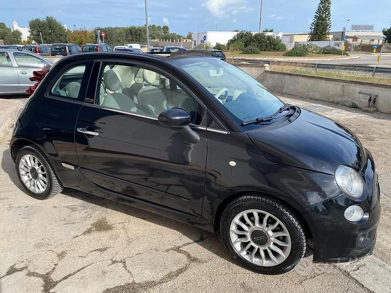 Usata Fiat 500C Lounge 95 CV (69 kW) 2011 Nero Cabrio