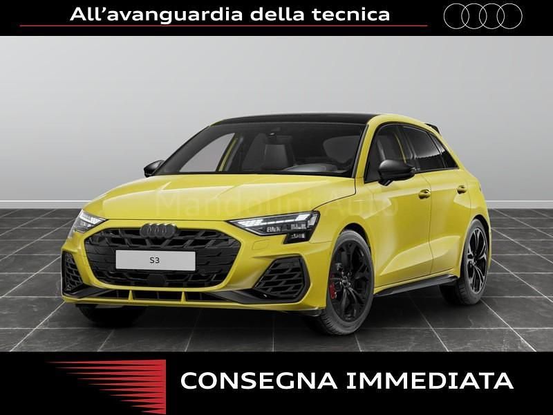 Giallo Nuova 2025 Audi S3 Ambiente Tre volumi | 59.232 € (Cara) - Immagine 1/4