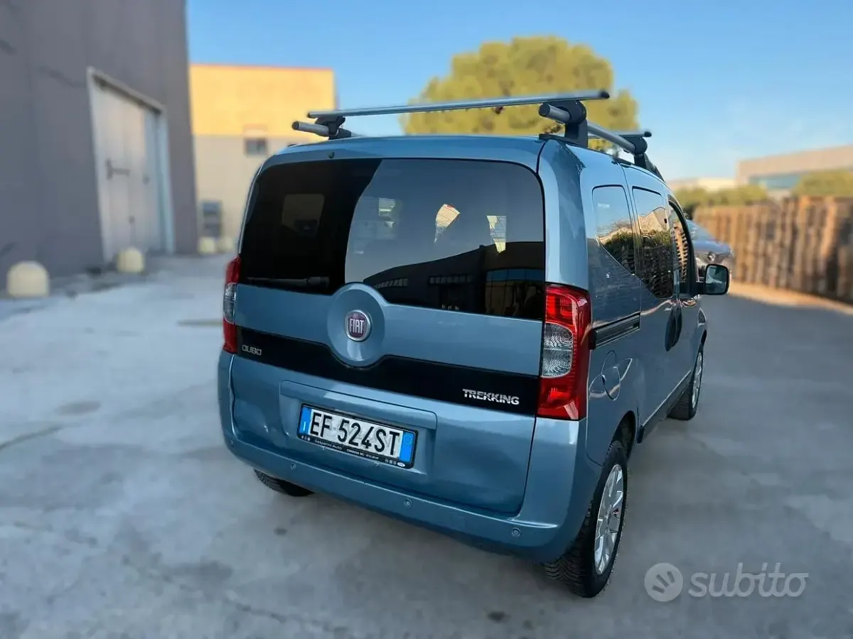 Usata Fiat Qubo Trekking 75 CV (55 kW) 2012 Blu Monovolume