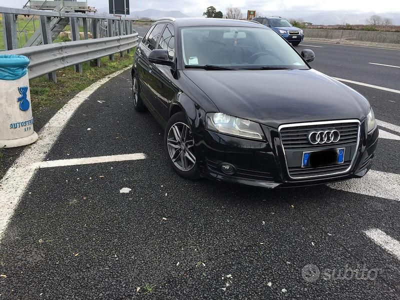 Usata Audi A3 2009 Nero Utilitaria