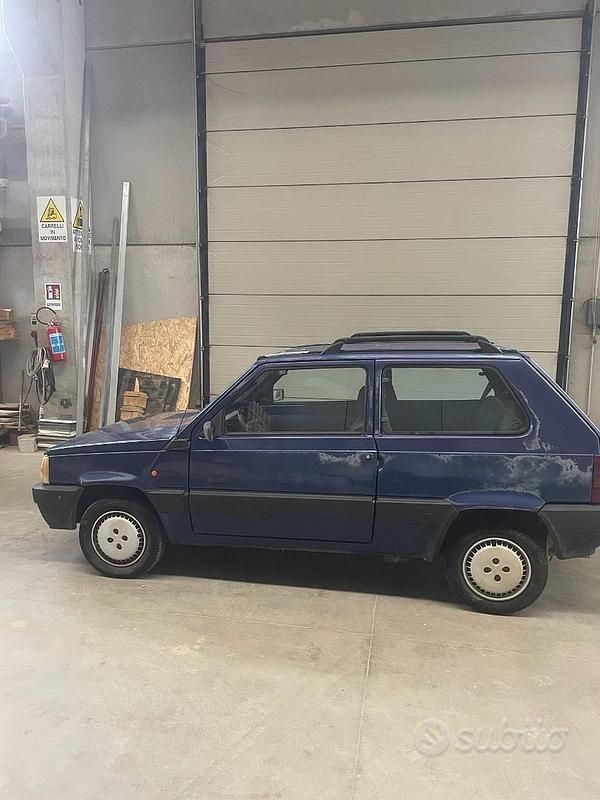 Usata Fiat Panda 2002 Blu Utilitaria