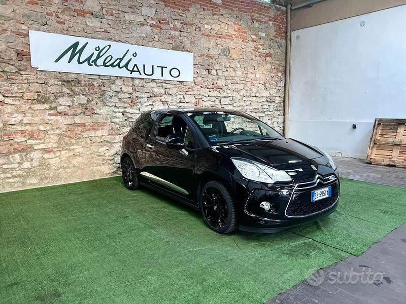 Usata DS Automobiles DS3 So Chic 82 CV (60 kW) 2014 Nero Coupé