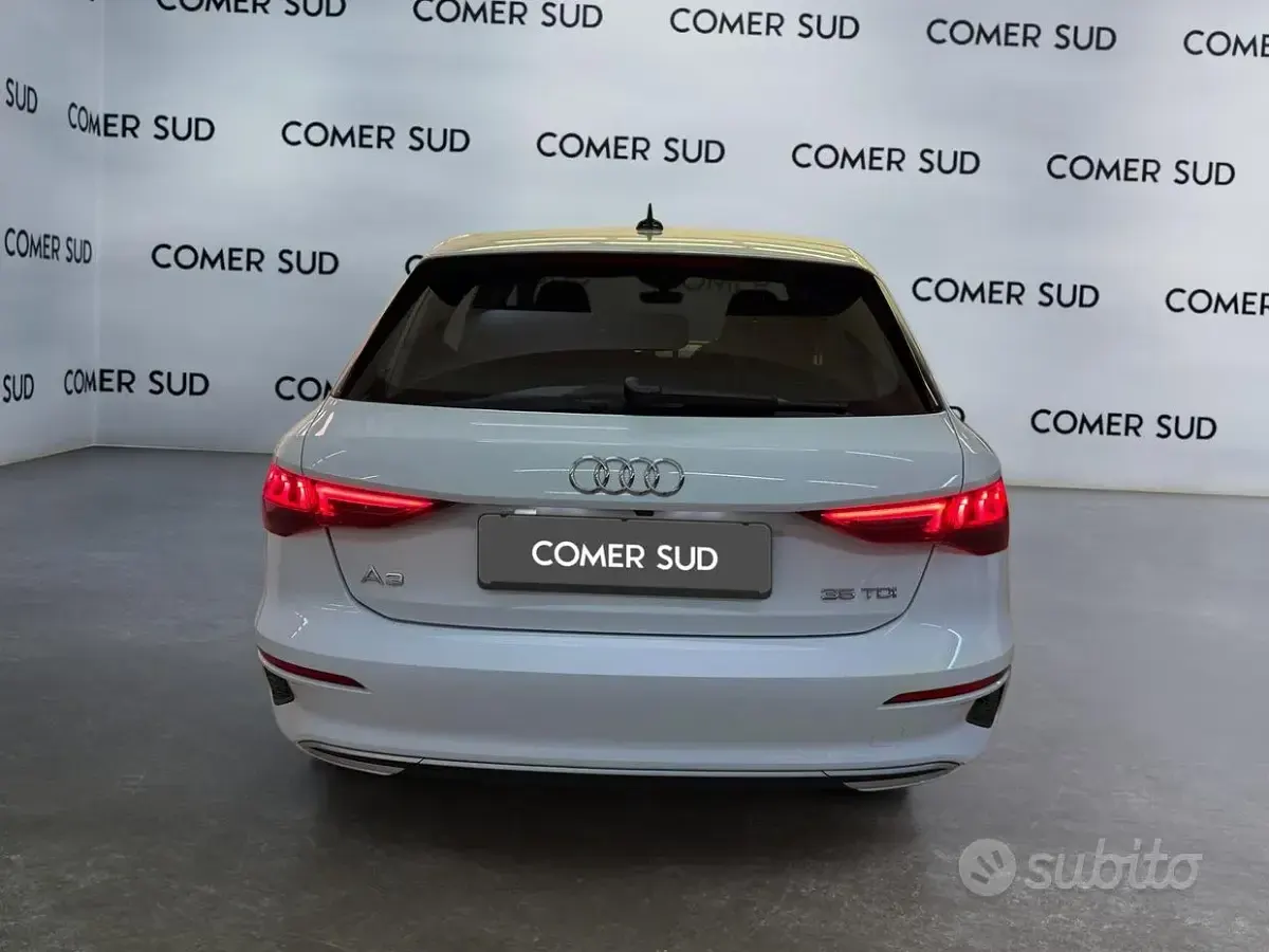 Usata Audi A3 Advanced 150 CV (110 kW) 2022 Bianco Berlina