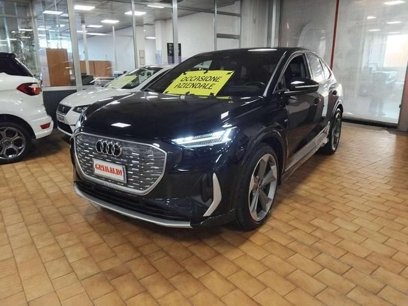 Usata Audi Q4 e-tron S-Line 69 kW (95 CV) 2021 Nero mito / metallizzato SUV