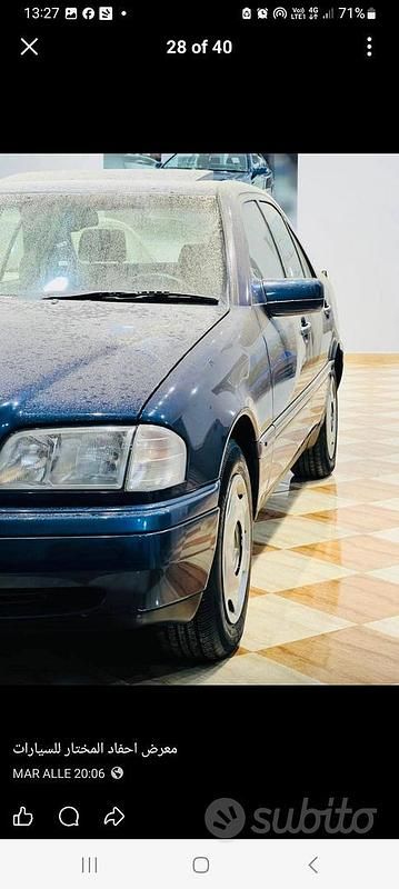 Usata Mercedes C220 150 CV (110 kW) 1999 Blu Berlina