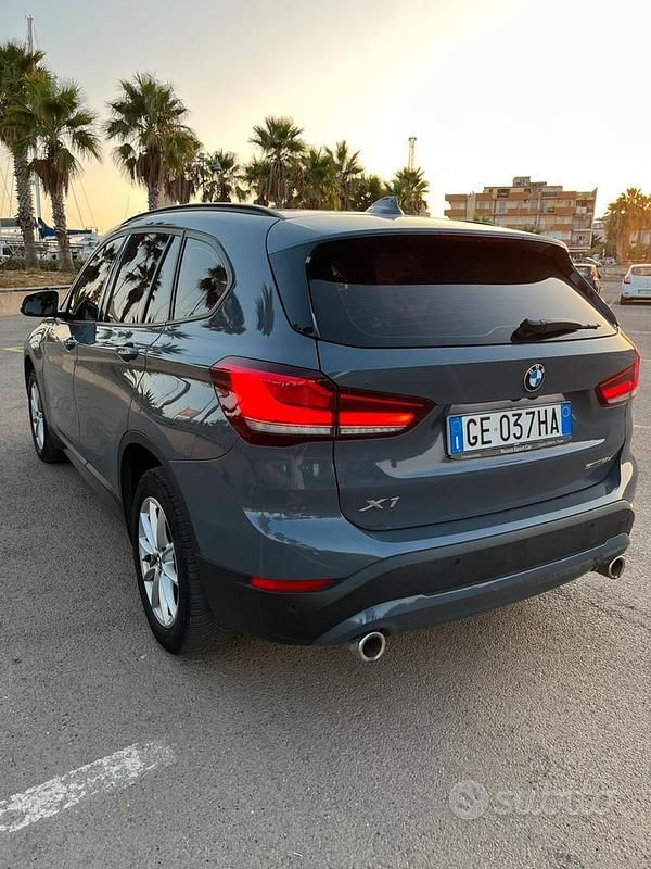 Usata BMW X1 Advantage 150 CV (110 kW) 2021 Blu/azzurro SUV