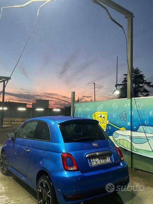 Usata Fiat 500S 2016 Blu Utilitaria