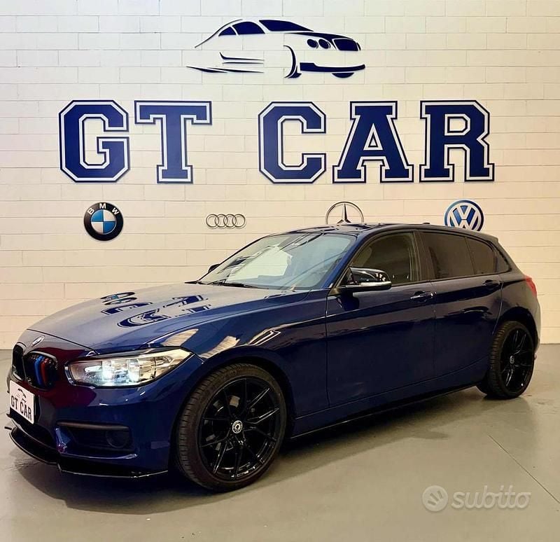 Usata BMW 118 135 CV (99 kW) 2018 Blu Utilitaria