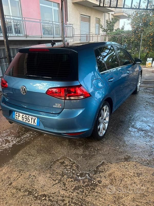 Usata VW Golf VII 2012 Blu Berlina