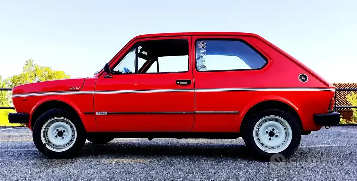 Usata Fiat 127 1970 Rosso Utilitaria