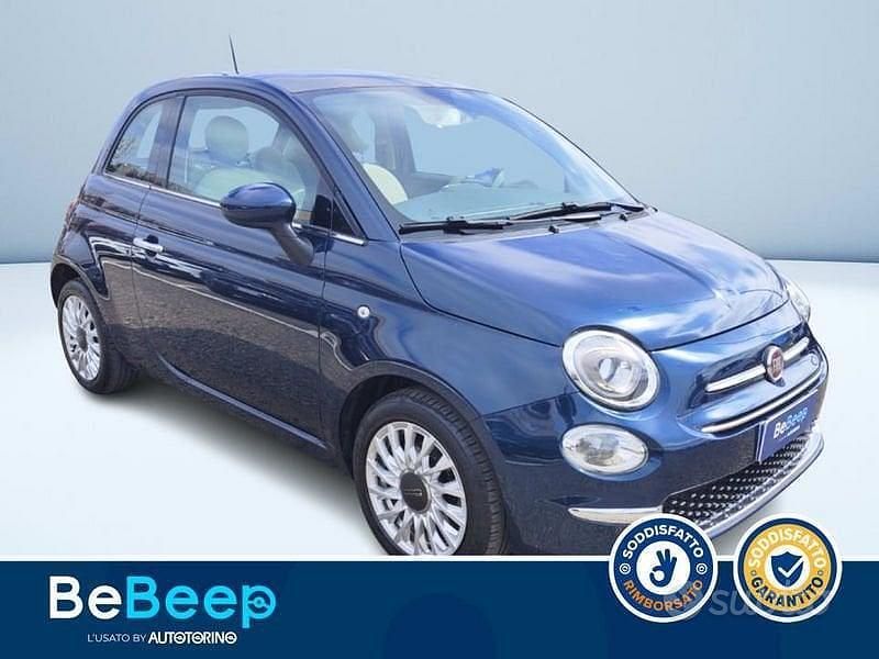 Usata Fiat 500 Lounge 69 CV (50 kW) 2016 Blu metallizzato Berlina