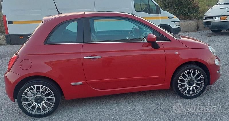 Usata Fiat 500 Lounge 69 CV (50 kW) 2016 Rosso Berlina
