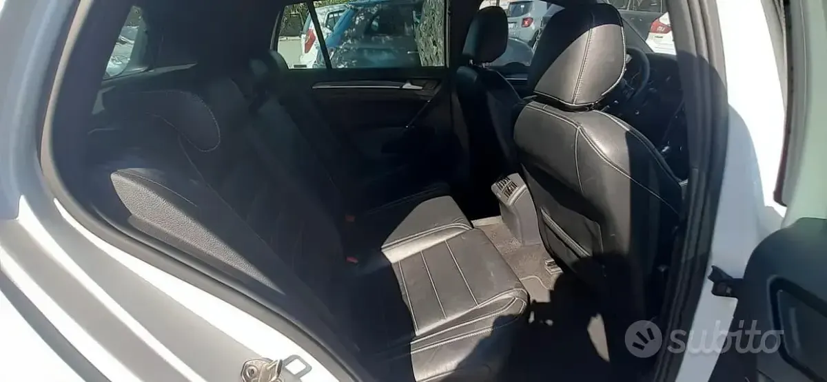 Usata VW Golf VII GTD 184 CV (135 kW) 2015 Bianco Berlina