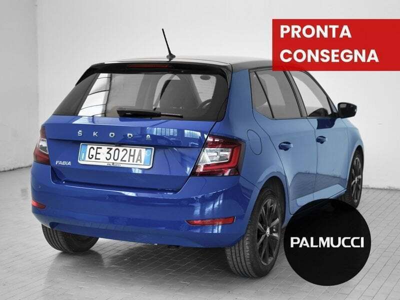 Usata Skoda Fabia Design Edition 95 CV (69 kW) 2021 Blu/azzurro Utilitaria