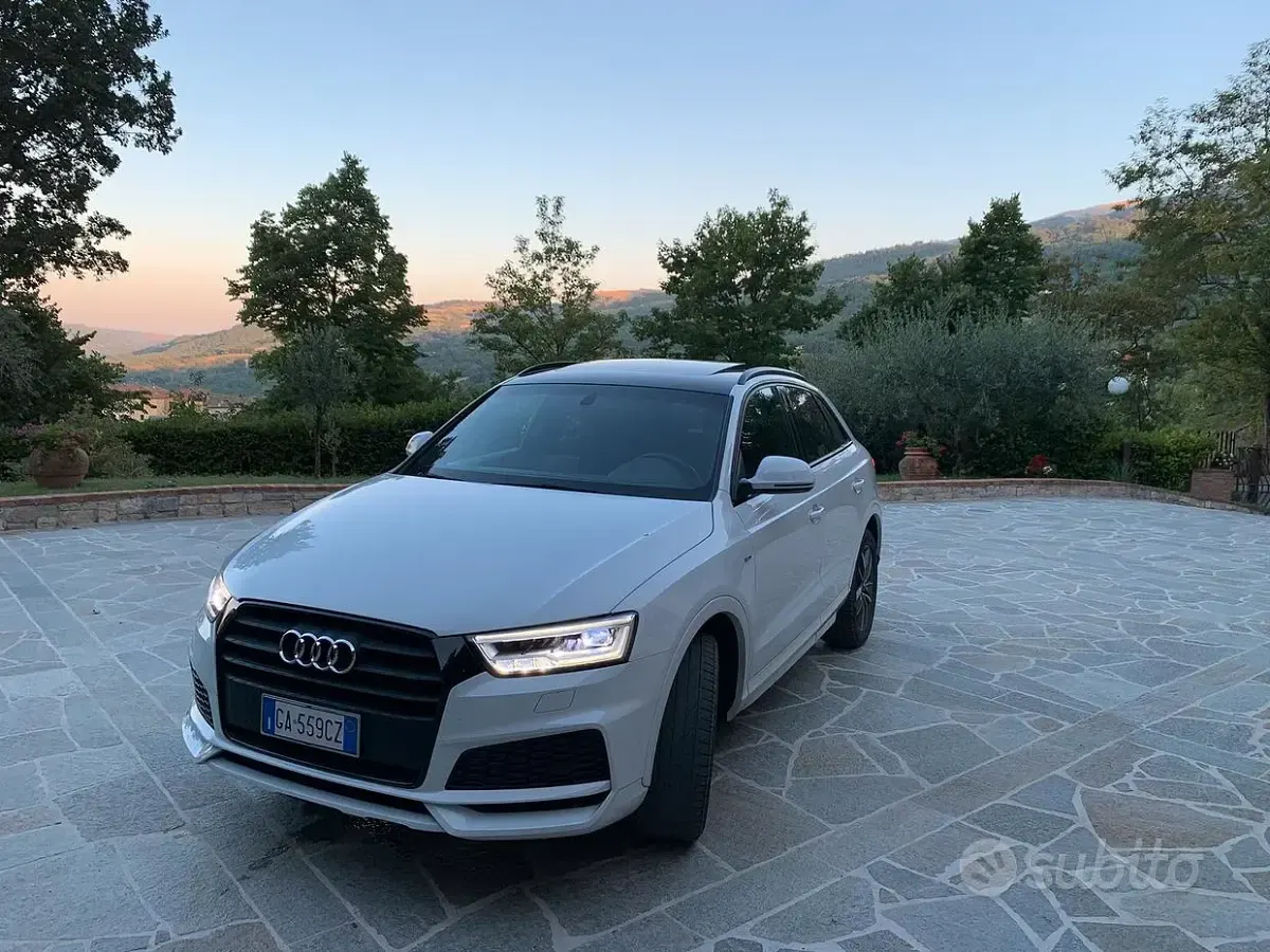 Usata Audi Q3 S-Line 150 CV (110 kW) 2017 Bianco SUV