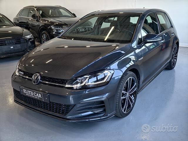 Usata VW Golf VII GTD 184 CV (135 kW) 2018 Grigio scuro Berlina